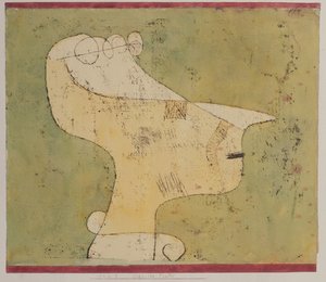 Terävä profiili tekijältä Paul Klee