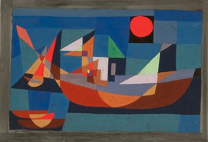Laivat lepotilassa, 1927. tekijältä Paul Klee