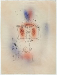 Comic Operan laulaja tekijältä Paul Klee