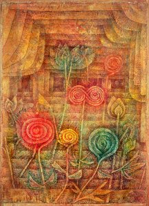 Spiraaliset kukat tekijältä Paul Klee