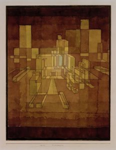 Stadtperspective tekijältä Paul Klee