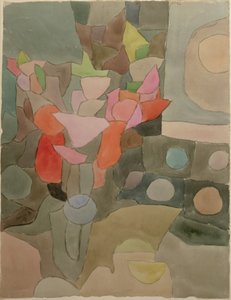 Asetelma gladiolin kanssa tekijältä Paul Klee