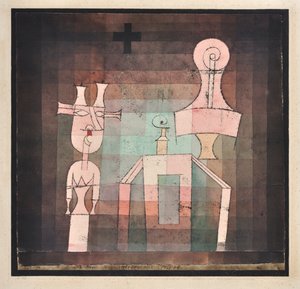 Asetelma veistoksilla Asetelma veistoksilla, 1923. tekijältä Paul Klee