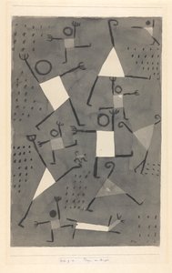 Pelon aiheuttamia tansseja, 1938. tekijältä Paul Klee