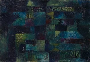 Rivitalo puutarha tekijältä Paul Klee