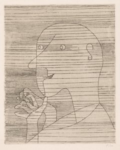 Laskeva vanha mies tekijältä Paul Klee