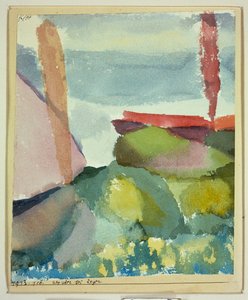 Merenranta sateessa tekijältä Paul Klee