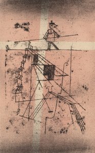 Tight Rope Walker Seiltänzer, 1923. tekijältä Paul Klee