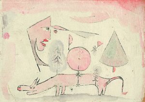Häpeämätön eläin, 1920 tekijältä Paul Klee