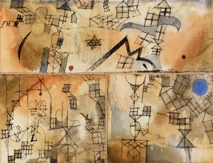 kolmiosainen koostumus; Kolmiosainen sävellys tekijältä Paul Klee