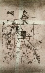 Nuorallatanssija; Seiltanzer (Kornfeld 95 IV b) tekijältä Paul Klee