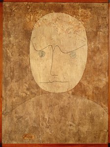 Un savant - oppinut (maalaus kankaalle) tekijältä Paul Klee