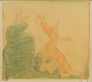Ungezogen (Aphrodite und der ungezogene Eros tekijältä Paul Klee