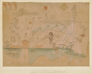 Piirustus venevuokraamolle. 1918, 204 tekijältä Paul Klee