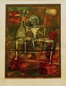 Zwergherold zu Pferd tekijältä Paul Klee