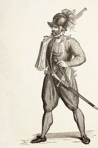 Arquebusier of the 16th Century. tekijältä Paul Lacroix