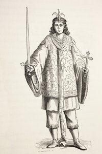 Prester Johanneksen sivu. Prester Johannes tunnettiin myös nimellä Presbyter Johannes. tekijältä Paul Lacroix
