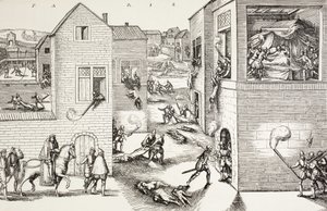 Pyhän Bartholomeuksen päivän verilöyly elokuussa tekijältä Paul Lacroix