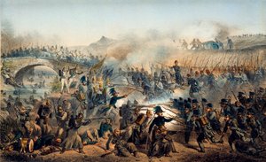 Tšernaja-joen taistelu 16. elokuuta 1855 1800-luvulla tekijältä Paul Levert