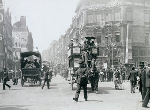 Ludgate Circus, Lontoo, valmisteltu Queen Victoria