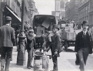 Sherbet tai vesimyyjä Cheapsidessa, 1893