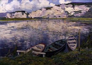 The Cliffs (öljy kankaalle) tekijältä Paul Mathieu