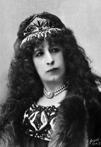 Aimee Tessandier (s.1851-), ranskalainen näyttelijä ja laulaja, kuvannut Paul Nadar vuosina 1890-1905, poimittu kokoelmasta Felix Potin, 500 nykyajan julkkista, oopperalaulajia ja dramaattinen Ranska tekijältä Paul Nadar