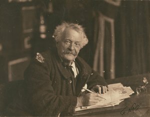 [Félix Nadar istuu kirjoituspöydän ääressä] tekijältä Paul Nadar
