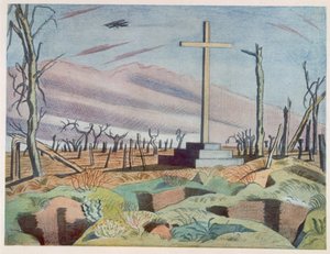 Kanadalainen monumentti, brittiläisiltä taiteilijoilta rintamalla, Länsirintaman jatko, osa 3, Paul Nash tekijältä Paul Nash