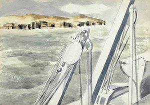 Rannikko lähellä Gibraltaria tekijältä Paul Nash