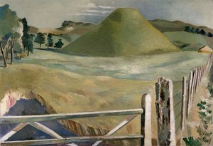 Silbury Hill (öljy kankaalle) tekijältä Paul Nash