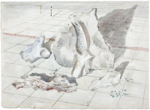 Tutkimus valkaistujen esineiden maisemaa varten tekijältä Paul Nash