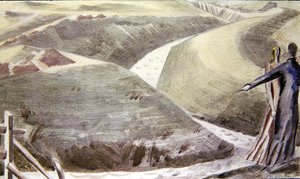 The Great Dyke, Romney Marsh tekijältä Paul Nash