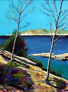 Peguera (akryylia levyllä) tekijältä Paul Powis