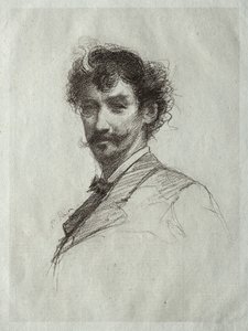 James McNeill Whistler White Lockin ja Monoclen kanssa tekijältä Paul Rajon