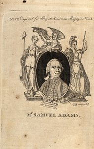 Samuel Adams, 1774 tekijältä Paul Revere