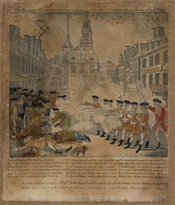 Verinen verilöyly tekijältä Paul Revere