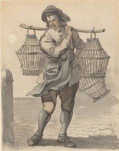 Siipikarjan myyjä tekijältä Paul Sandby