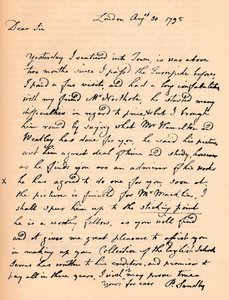 Kirje Paul Sandbyltä, 1795 1904 tekijältä Paul Sandby