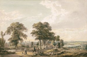Lähellä Rochesteria ja Medwayä tekijältä Paul Sandby