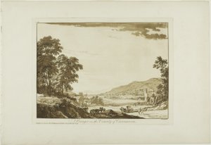 Bangor Caernarvonin piirikunnassa tekijältä Paul Sandby