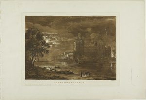Caernarvonin linna tekijältä Paul Sandby