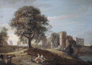 Chepstowin linna, 1790-luku tekijältä Paul Sandby
