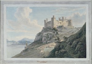 Harlechin linna tekijältä Paul Sandby