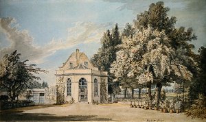 Rackett Lodge, Wandsworth (vesiväri ja lyijykynä paperille) tekijältä Paul Sandby