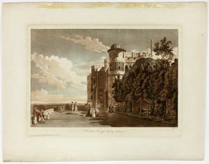 Windsorin terassi itään päin tekijältä Paul Sandby