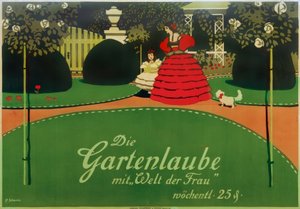 Die Gartenlaube mit Welt der Frau