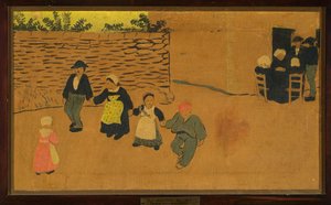 Bretonisches Paneel mit Kindern tekijältä Paul Sérusier