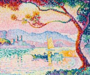 Antibes (öljy kankaalle) tekijältä Paul Signac