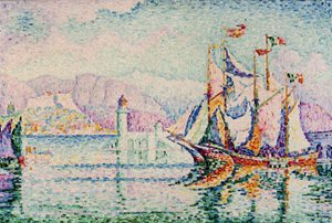 Antibes - Le matin. tekijältä Paul Signac